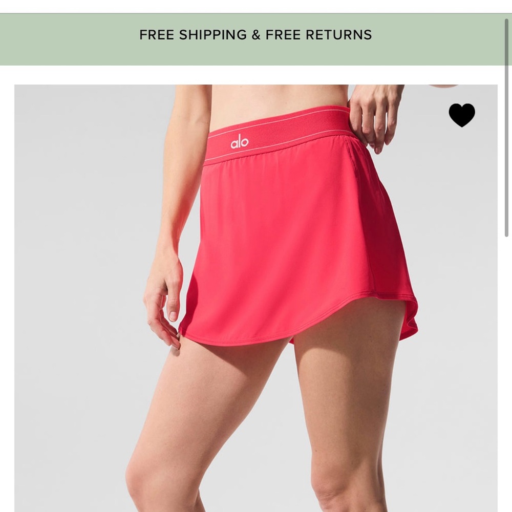 ALO Yoga Women's Red Skirt